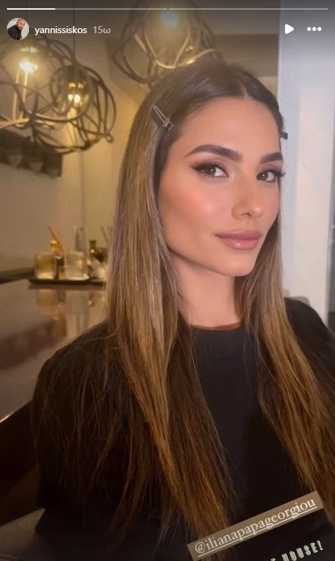 Η Ηλιάνα Παπαγεωργίου δοκίμασε την hot τάση των liquid hair κι έδειξε υπέροχη