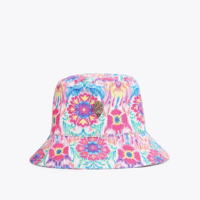 KURT GEIGER LONDON X MATTHEW WILLIAMSON_PINK BUCKET HAT,