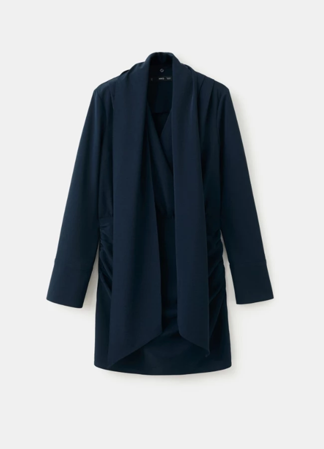 Φόρεμα φουλάρι ντραπέ, Mango