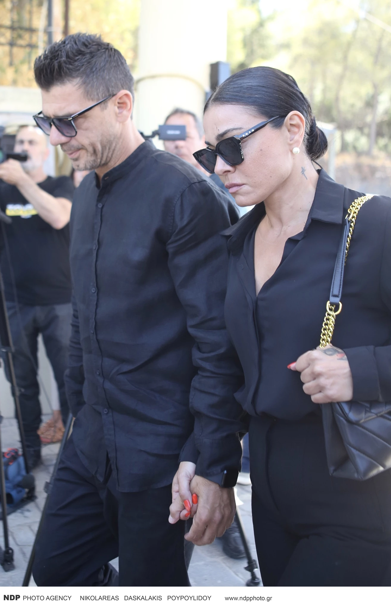 O Κώστας Κατσουράνης με την Αμαλία Γουδέβενου