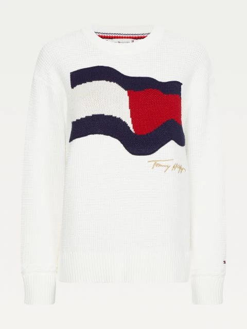 Πουλόβερ από οργανικό βαμβάκι, Tommy Hilfiger.