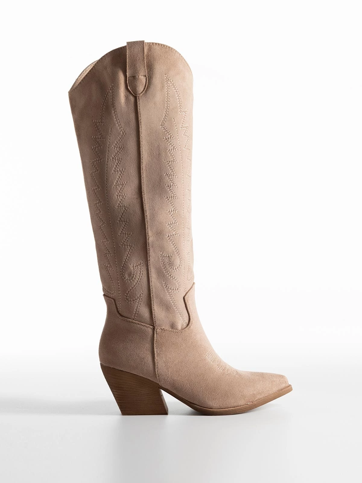 Cowboy μπότες με ραφές & φερμουάρ, Bozikis.