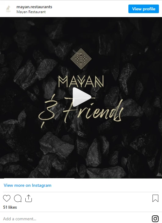 Το Mayan ανοίγει την κουζίνα του για τους φίλους του