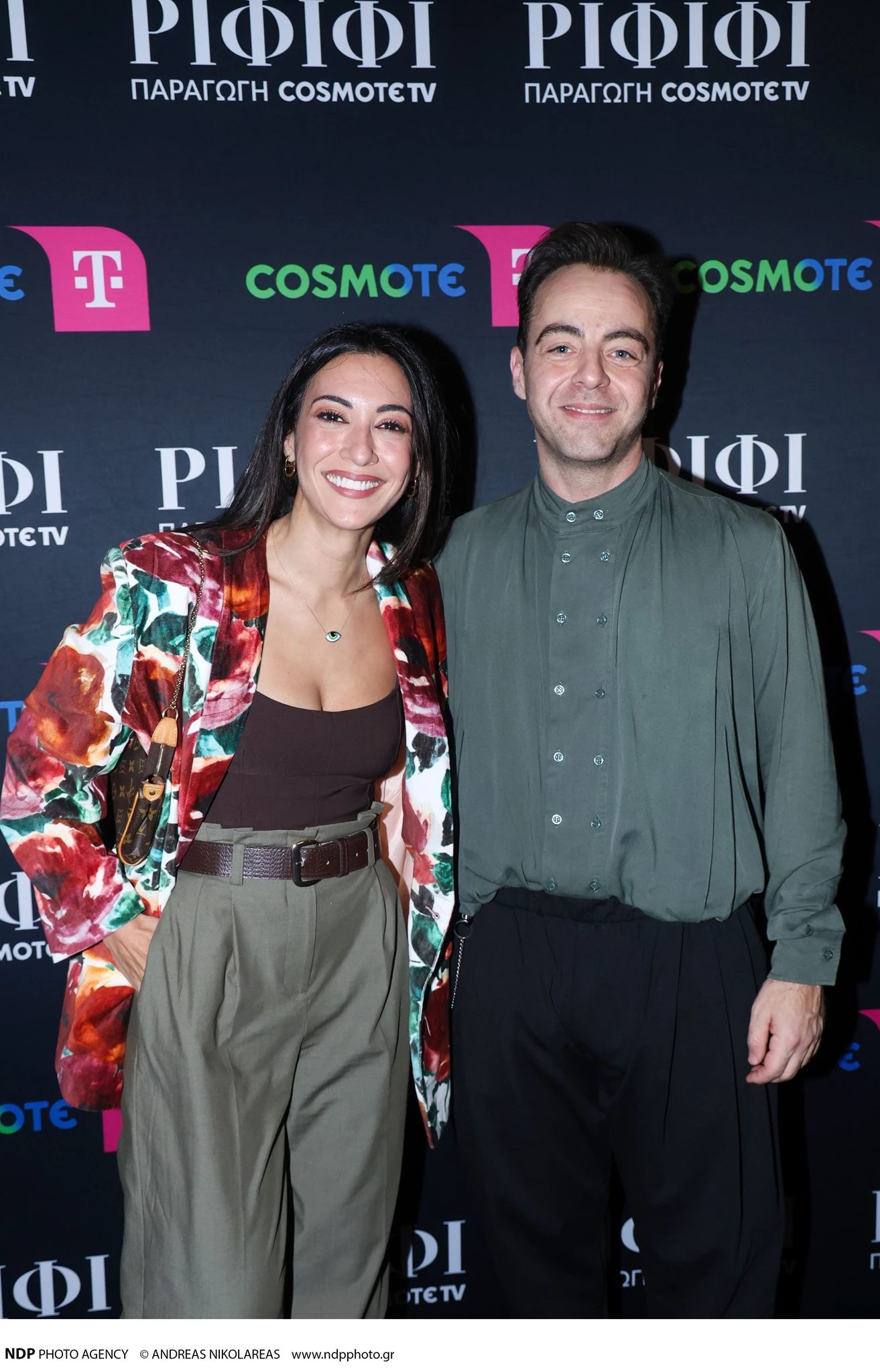 Ευγενία Σαμαρά και Προμηθέας Αλειφερόπιουλος στην avant premiere του "Ριφιφί"