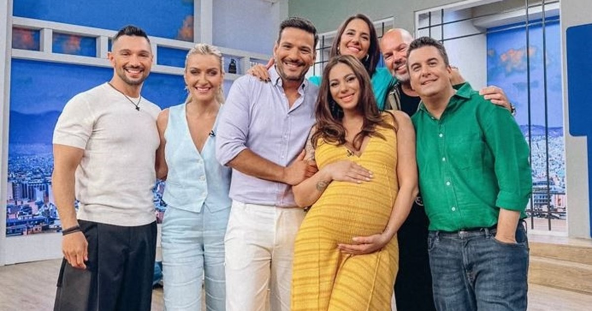 Η Ευρυδίκη Βαλαβάνη απαθανατίζει τον Γρηγόρη Μόργκαν στον νέο του ρόλο | Δείτε τον να αλλάζει πάνα