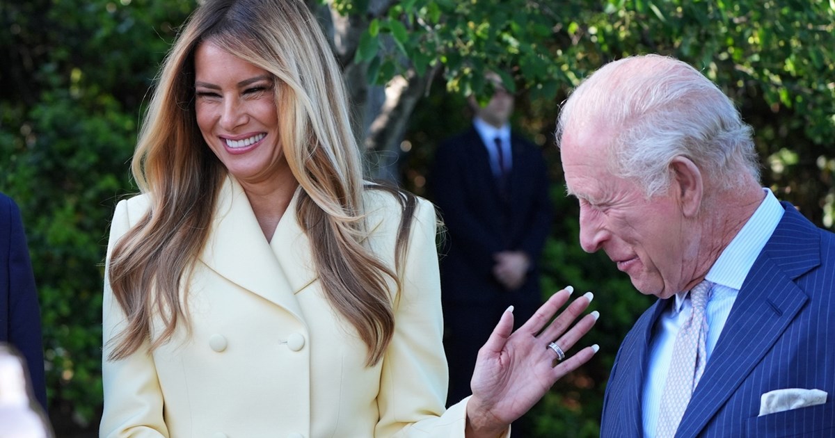 Με pink dress και λευκά opera gloves η Melania Trump | Το σύνολο 80.000 δολαρίων από τη Dior που φόρεσε στο επίσημο δείπνο με τον Κάρολο και την Καμίλα - εικόνα 5