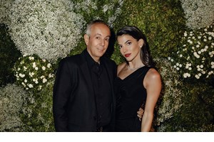 Η Δήμητρα Κούστα απαθανατίζει την Άννα Βίσση και τον Γιάννη Κούστα στο Wimbledon