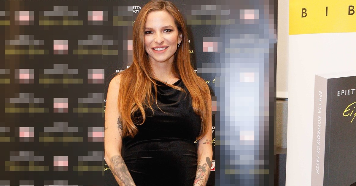 Η εγκυμονούσα Εριέττα Κούρκουλου Λάτση ποζάρει αγκαλιά με τον Νικόλα της - εικόνα 4