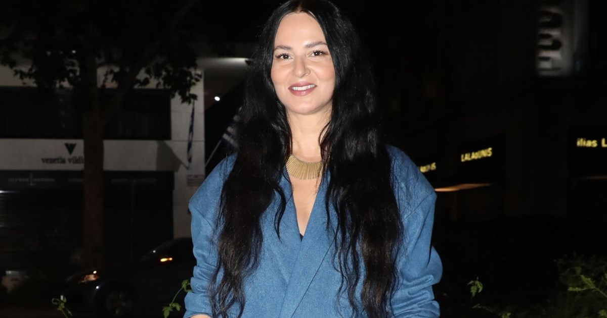 Ζενεβιέβ Μαζαρί | Με total black σύνολο στα γενέθλια του συνεργάτη της στο GNTM, Έντι Γαβριηλίδη - εικόνα 6