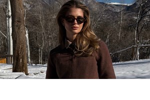 Η Μαριέττα Χρουσαλά φόρεσε το tweed πανωφόρι της Mango που απογειώνει κάθε χειμερινό look