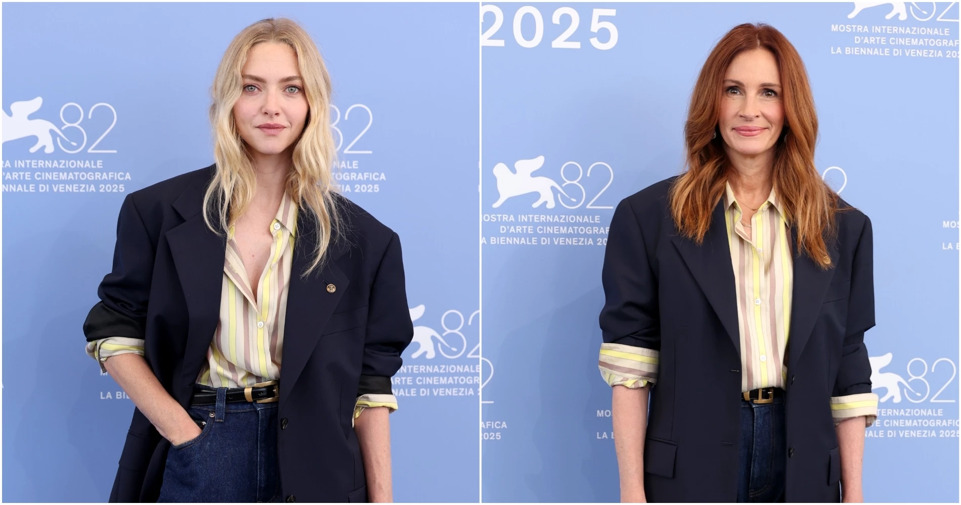 Η Julia Roberts και η Amanda Seyfried αντάλλαξαν βαλίτσες στο φεστιβάλ Βενετίας, δίνοντας ένα ηχηρό μήνυμα