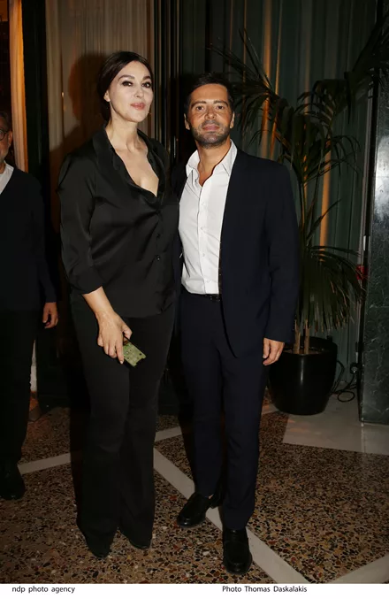 Η Monica Bellucci με τον Χρύσανθο Πανά