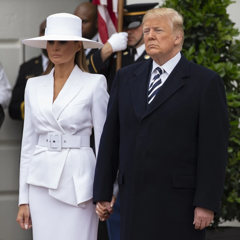 United States President Donald J. Trump and first lady of the United States Melania Trump