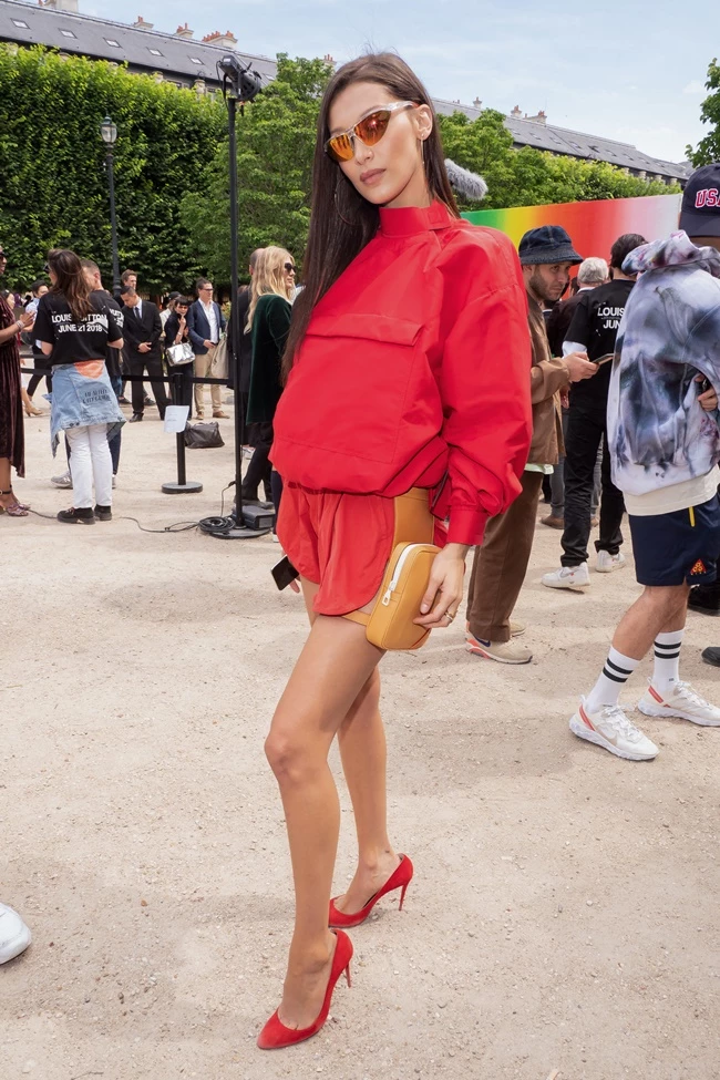 Bella Hadid at the Louis Vuitton Menswear Spring/Summer 2019