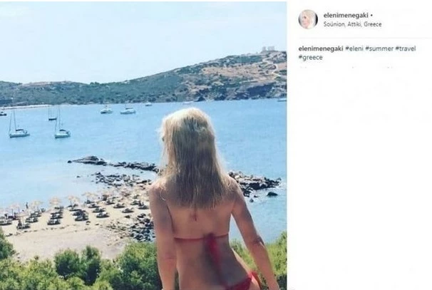 Ελένη Μενεγάκη | Για αυτή τη φωτογραφία δέχθηκε σφοδρή επίθεση στο Ιnstagram