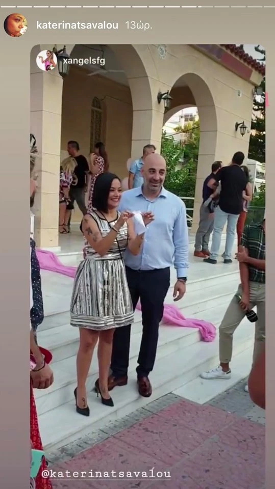 Κατερίνα Τσάβαλου – Δημήτρης Στεργίου | Βάφτισαν την κόρη τους με νονούς τη Μαρία Κορινθίου και τον Γιάννη Αϊβάζη