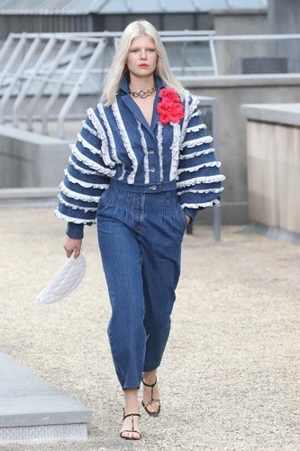 H Ελένη Τσολάκη και το denim στα καλύτερά του
