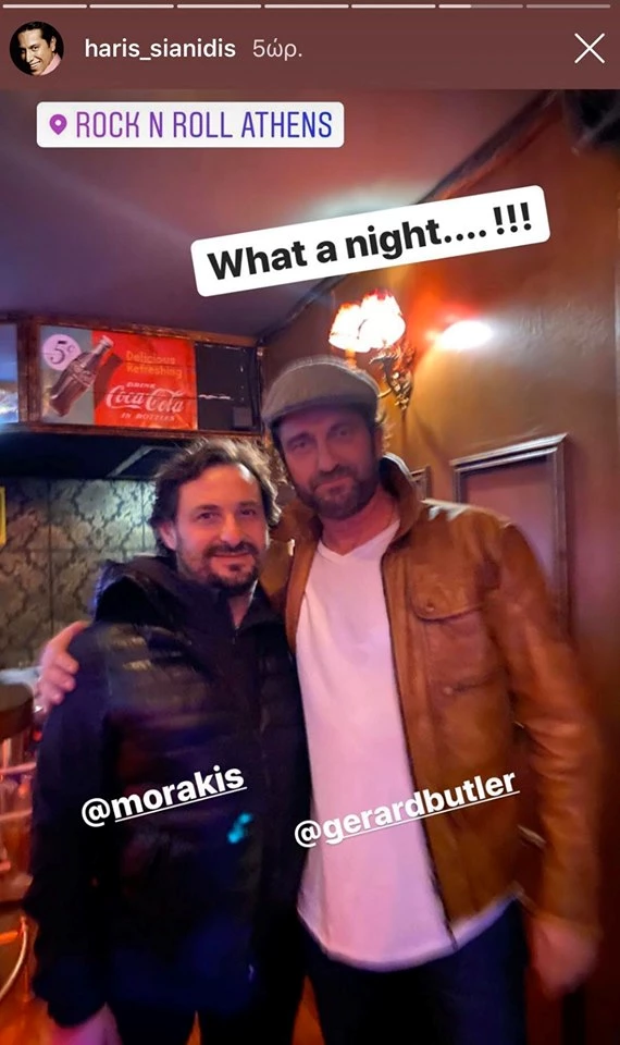 Update | Νέες φωτογραφίες του Gerard Butler από την Αθήνα - Πού διασκέδασε - εικόνα 5