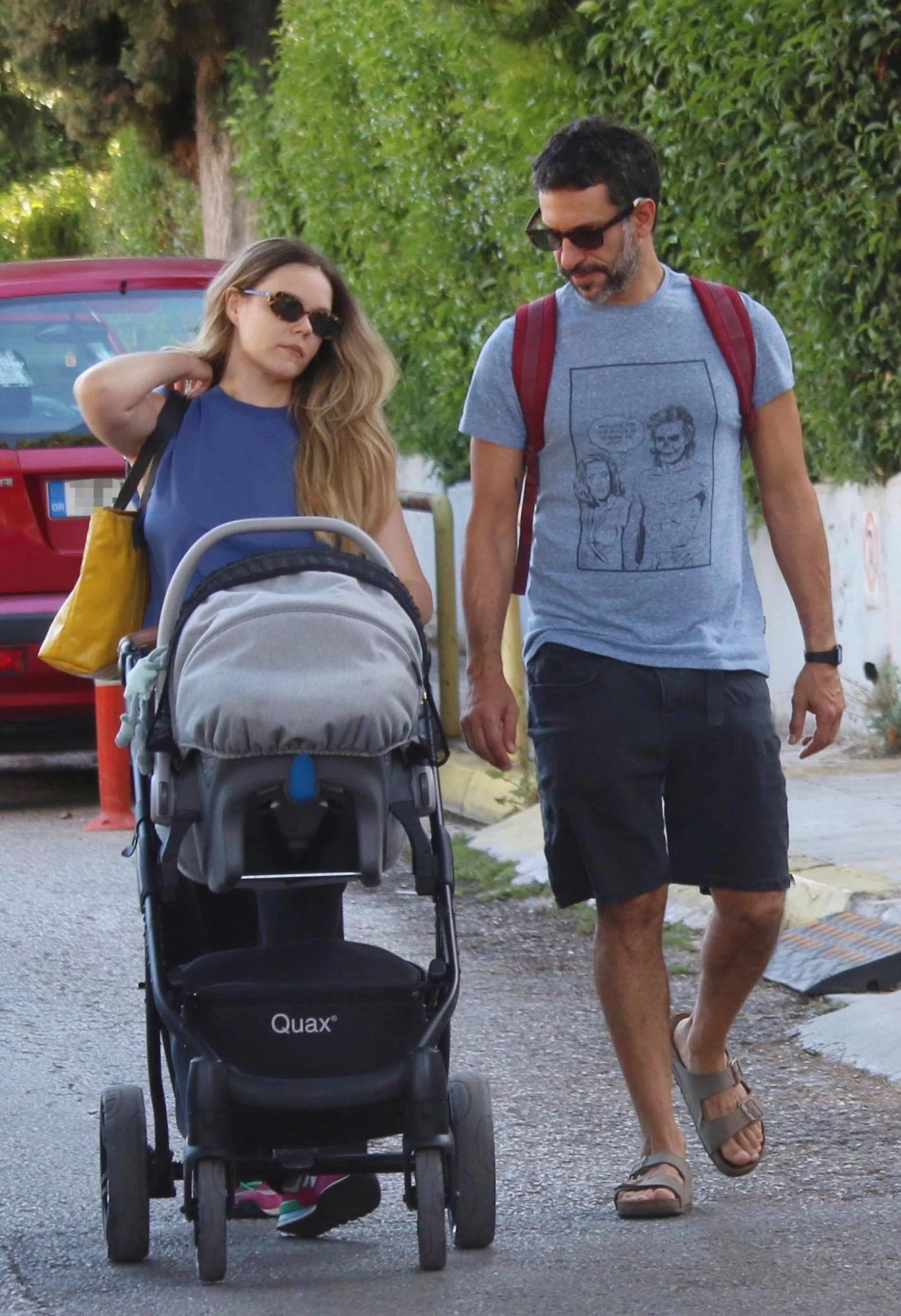 Γεωργία Αβασκαντήρα | Με casual look σε έξοδο με τον Γιώργο Χρανιώτη και τον γιο τους - εικόνα 3