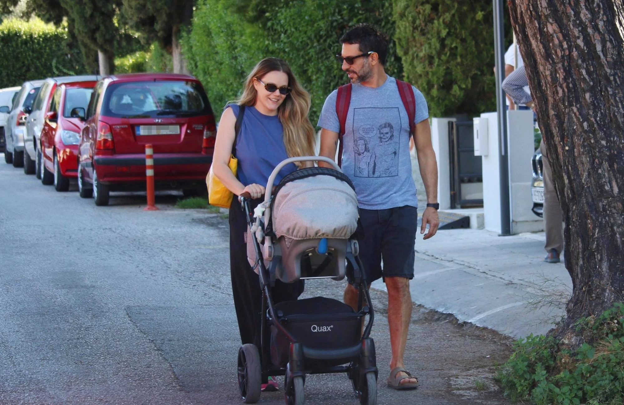 Γεωργία Αβασκαντήρα | Με casual look σε έξοδο με τον Γιώργο Χρανιώτη και τον γιο τους - εικόνα 5