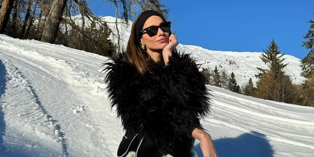 Η faux γούνα της Ηλιάνας Παπαγεωργίου από H&M είναι ό,τι πιο cozy μπορείς να φορέσεις στο κρύο