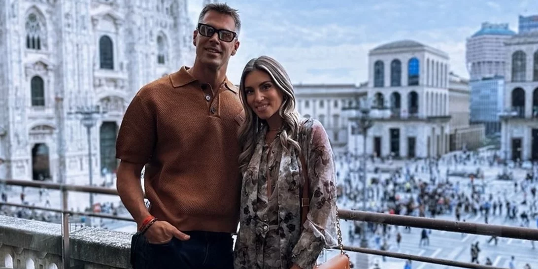 Αθηνά Οικονομάκου - Bruno Cerella | Σε υπάιθριο spa με θέα τα βουνά της Ιταλίας