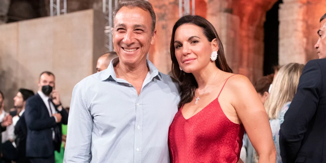 Όλγα Κεφαλογιάννη-Μίνως Μάτσας | Η πολύ σπάνια φωτογραφία των αξιολάτρευτων διδύμων