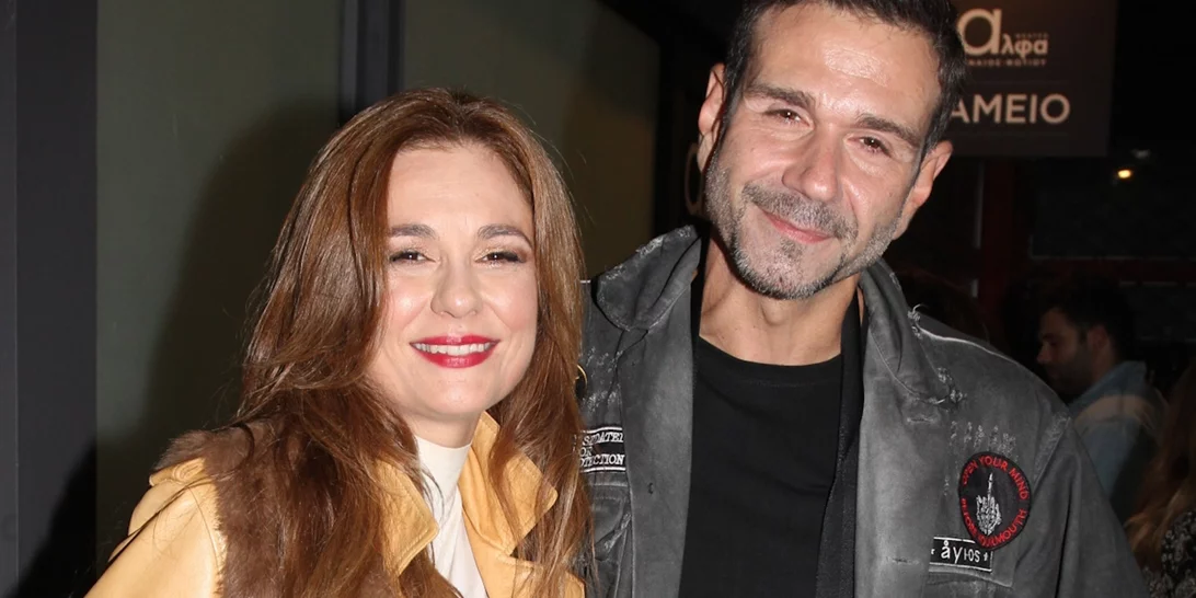 Τάσος Ιορδανίδης | Αγκαλιά με τη Θάλεια Ματίκα στην πρεμιέρα της νέας του παράστασης
