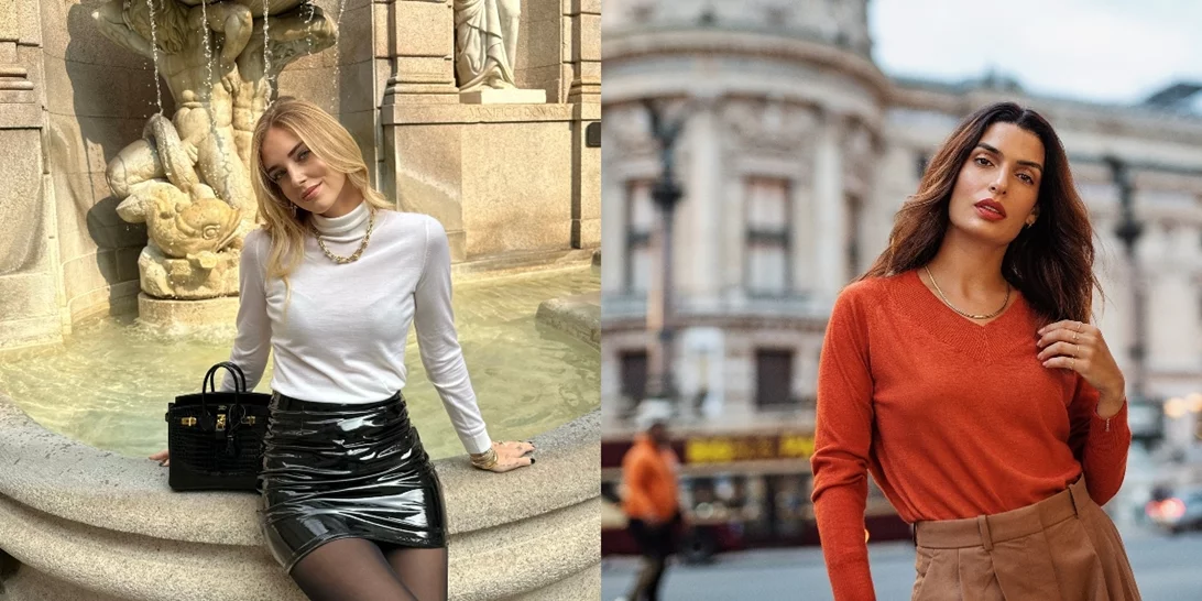 Η Chiara Ferragni και η Τόνια Σωτηροπούλου εμπιστεύονται και οι δυο τα πλεκτά από κασμίρ της Falconeri