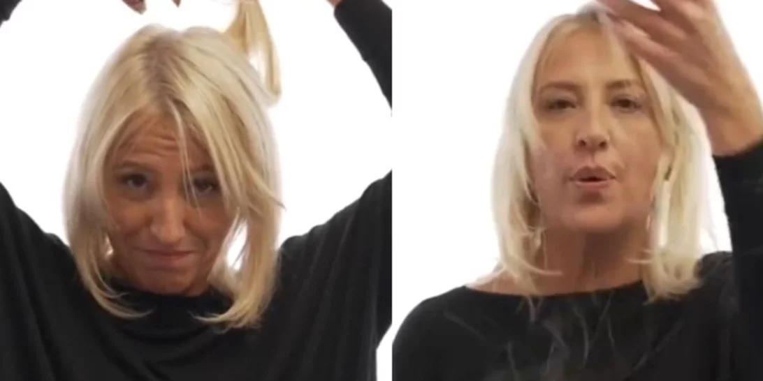 Η Ρένα Δούρου έκοψε τα μαλλιά της για τις γυναίκες στο Ιράν - Με μουσική υπόκρουση Bella Ciao [βίντεο]