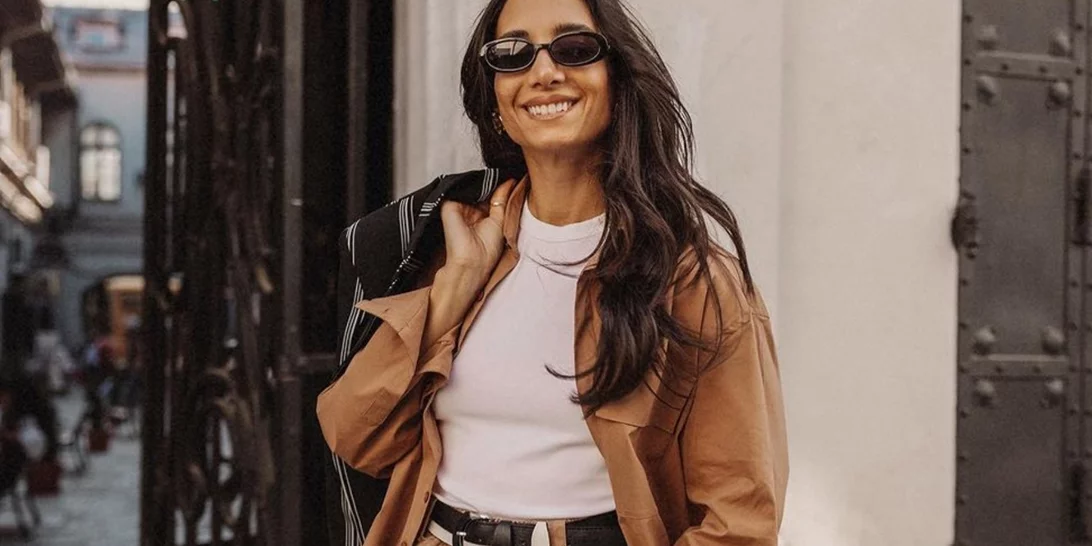 Πώς να συνδυάσεις δύο χρώματα leather σε ένα look σύμφωνα με τη Νάντια Ράπτη