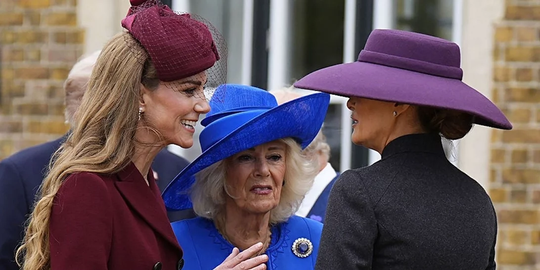 H στιγμή που όλοι περίμεναν! Kate Middleton και Μelania Trump μαζί στο Κάστρο του Windsor