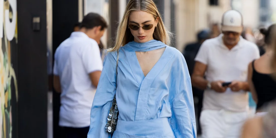 The Baby Blue Trend | Πώς θα φορέσεις κομψά την τάση του καλοκαιριού