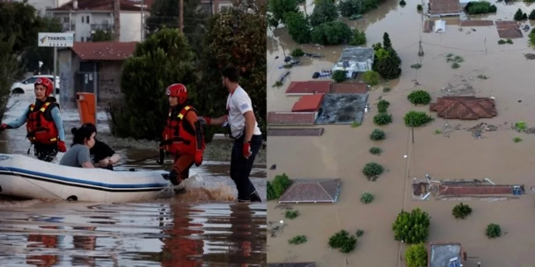 Ολονύχτια αγωνία στη Λάρισα - Μάχη να μην μπει στην πόλη ο Πηνειός - SOS εκπέμπουν η Φαρκαδόνα και η Πηνειάδα [Εικόνες - Βίντεο]