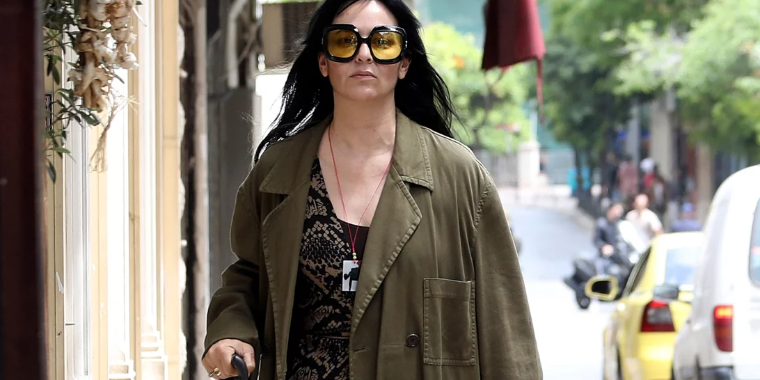 Η Ζενεβιέβ Μαζαρί φόρεσε τα πιο ιδιαίτερα μποτάκια που έχουμε δει