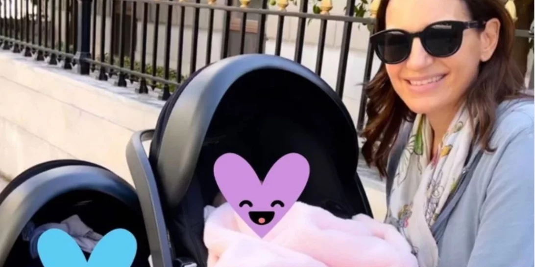 Όλγα Κεφαλογιάννη | Μας δείχνει την πρώτη της βόλτα με τα νεογέννητα δίδυμα