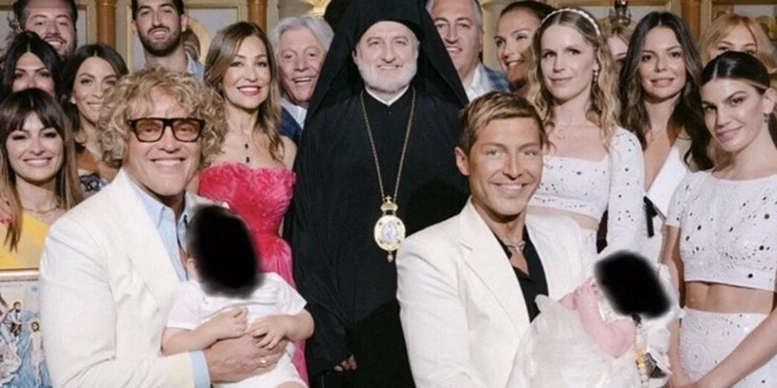 Ο Αρχιεπίσκοπος Αμερικής βάφτισε τα παιδιά gay ζευγαριού και ο Μητροπολίτης Γλυφάδας αντέδρασε