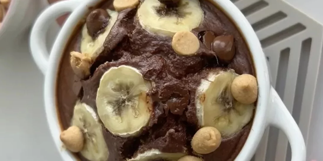 Κεκάκι βρώμης με σοκολάτα - μπανάνα | Το πιο υγιεινό αλλά comfort γλυκό