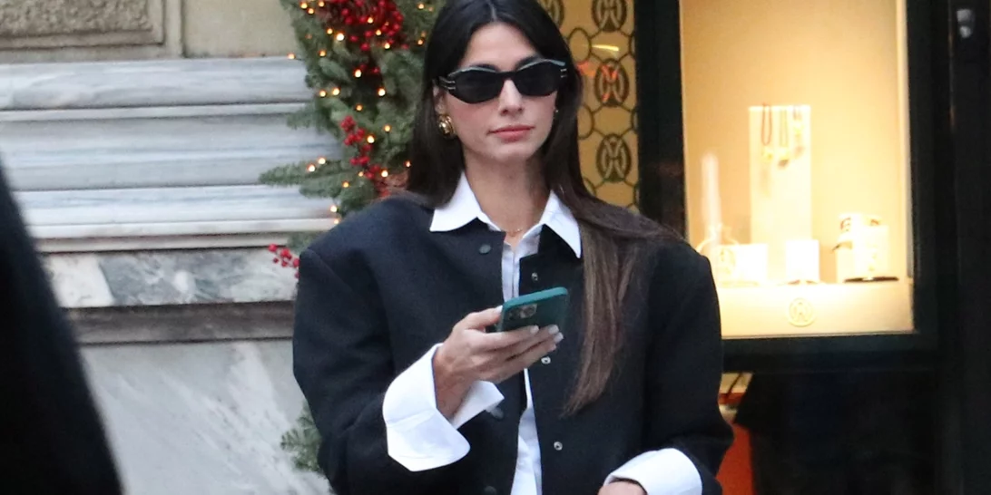 Πώς να φορέσεις το denim top σου στο γραφείο | Πάρε έμπνευση από το look της Ηλιάνας Παπαγεωργίου