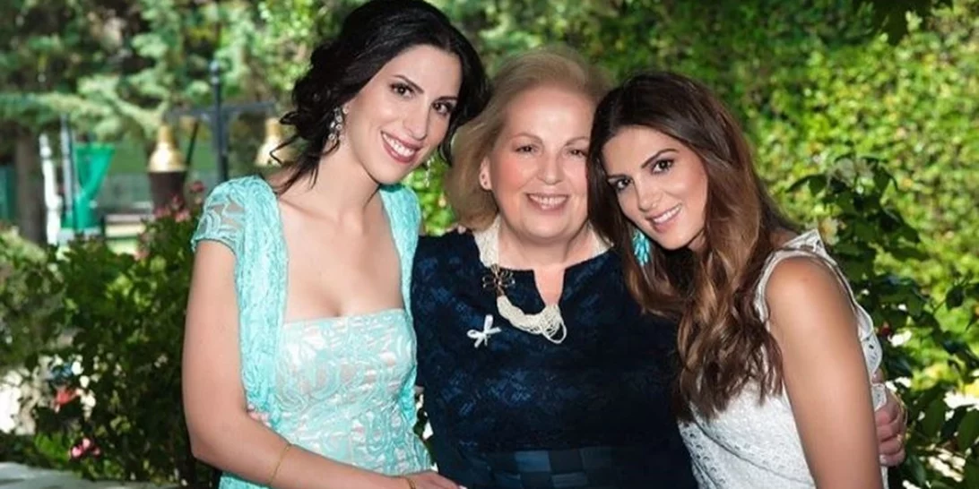 Η Σταματίνα Τσιμτσιλή σε γιορτή της οικογένειάς της