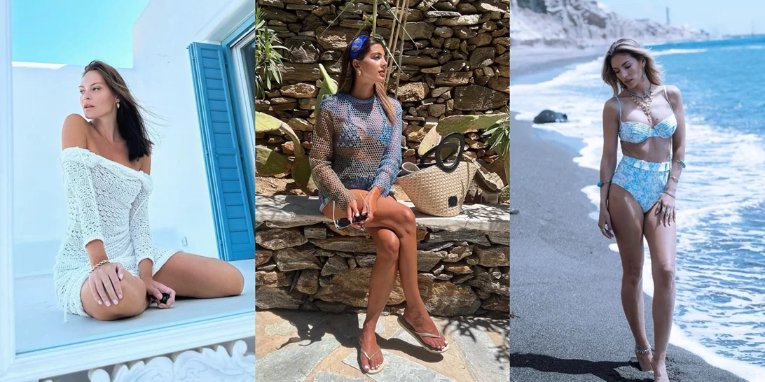 Τα beach cover ups που προτιμούν οι Ελληνίδες celebrities φέτος το καλοκαίρι