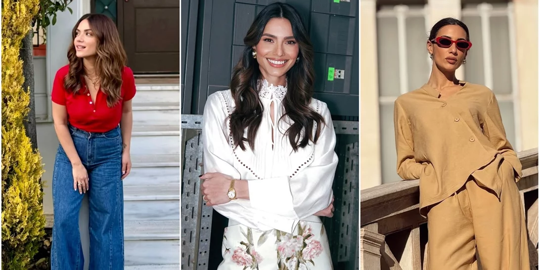 Τι φορούν οι διάσημες Ελληνίδες την άνοιξη | 10 κομψά looks για να αντιγράψεις