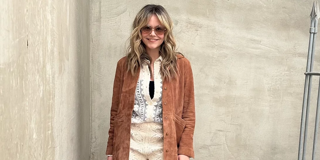 Closet Goals | Η Γεωργία Αβασκαντήρα επέλεξε το suede πανωφόρι από τη Zara που ταιριάζει με τα πάντα