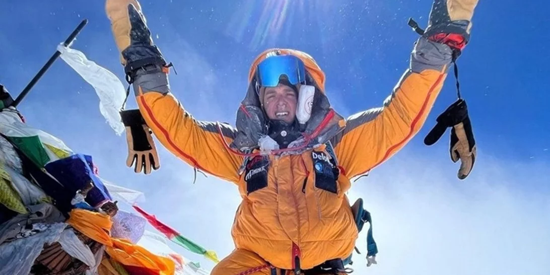 Ο Μάριος Γιαννάκου στην κορυφή του Έβερεστ: "Ευχαριστώ όσους δε με πίστεψαν, μου έμαθαν να μετακινώ βουνά"