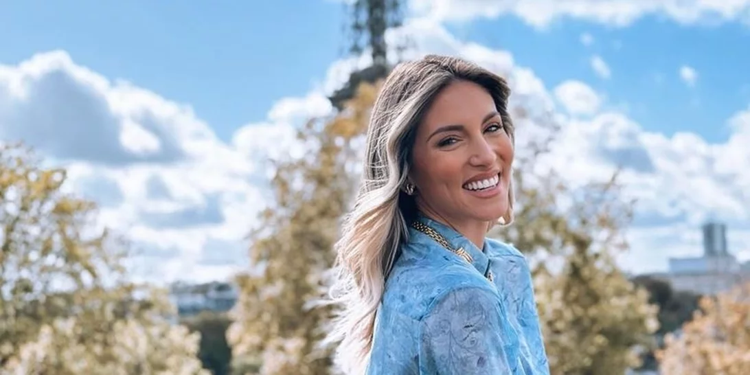 Η Αθηνά Οικονομάκου στο πάρτι του συντρόφου της, Μπρούνο Τσερέλα στην Ιταλία