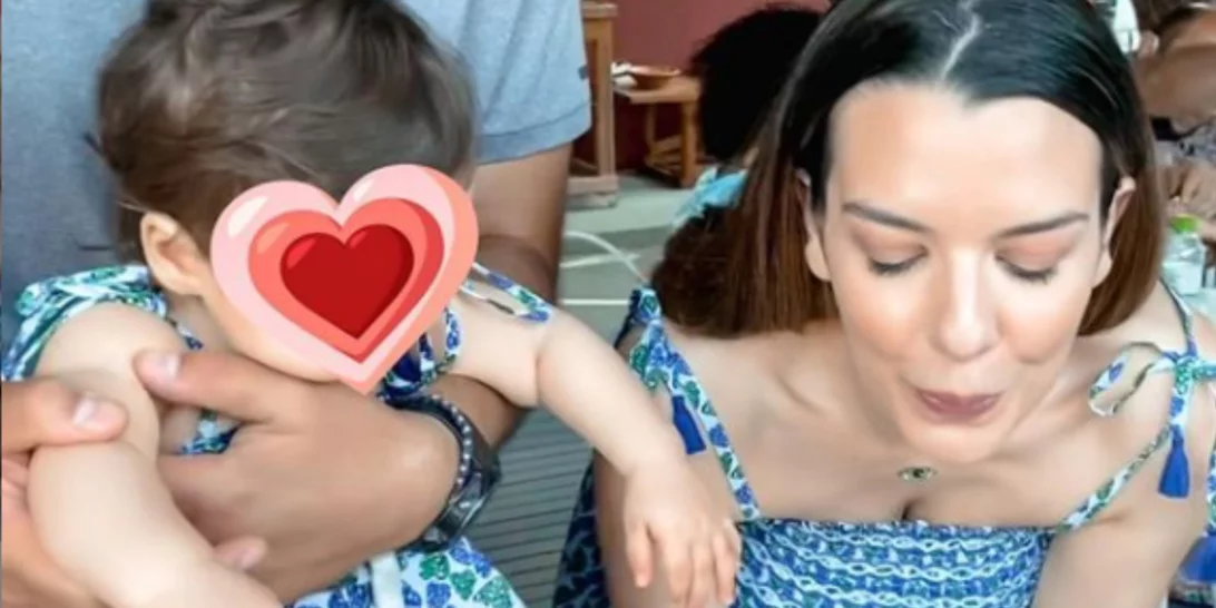 Nικολέττα Ράλλη - Μιχάλης Ανδρούτσος | Η κόρη τους, Σοφία, έγινε ενός έτους (pic)