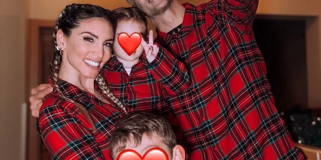 Αθηνά Οικονομάκου | Η matchy matchy εμφάνιση με τον Μπρούνο Τσερέλα και τα παιδιά της