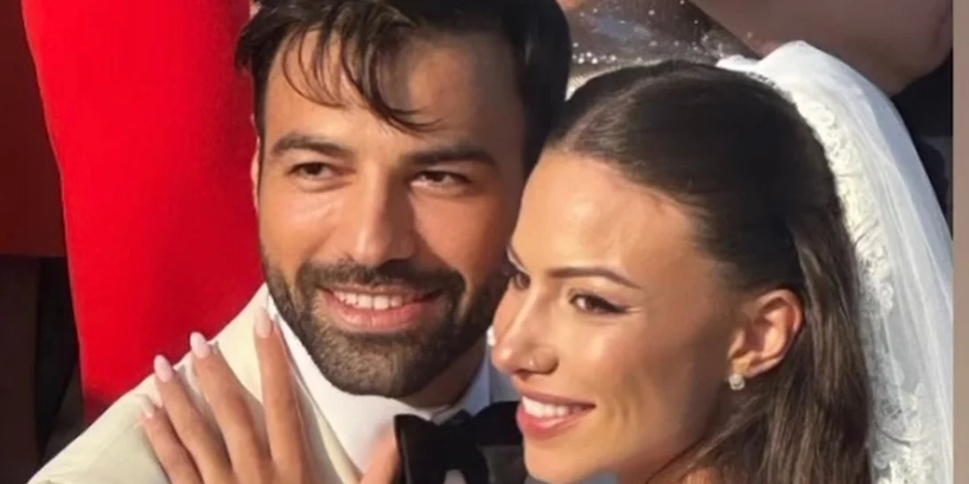 Αντρέας Γεωργίου και Σιμώνη Χριστοδούλου με ασορτί denim looks