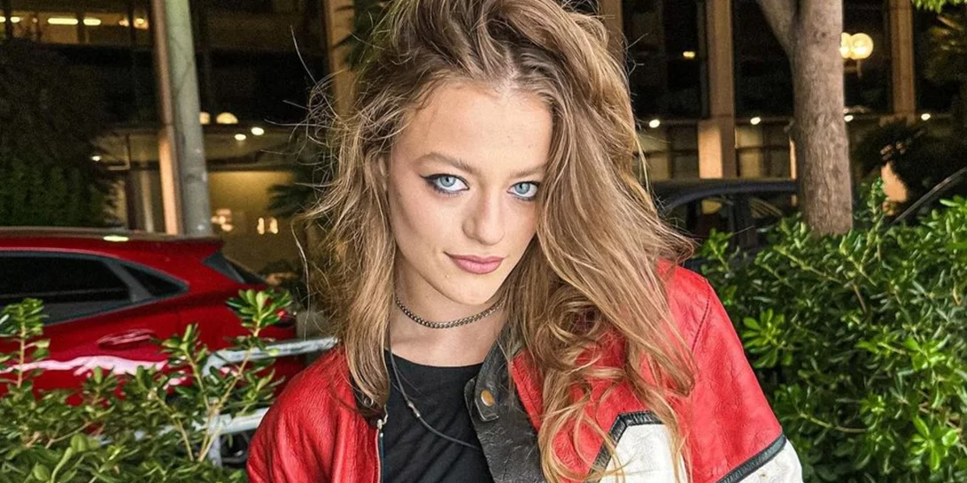 Γαία Μερκούρη | Το cool casual look που δημιούργησε με ένα leather jacket