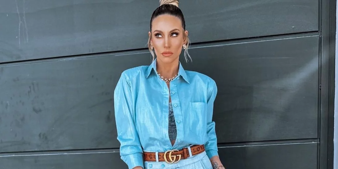 Αθηνά Οικονομάκου | Το total look της με ένα από τα color trends της άνοιξης